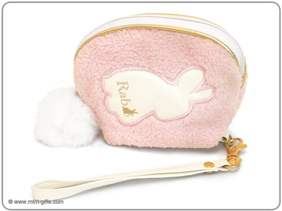 Cosmetic bag rabbit image